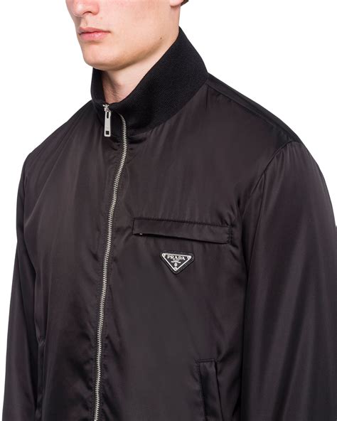 prada re nylon jacket|prada nylon jacket men's.